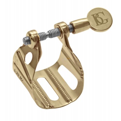 Ligature Sax Alto/ténor Métal Jazz Vernie Or