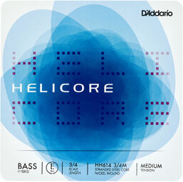 HH614-3/4M Helicore Bass E Med