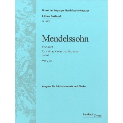 Mendelssohn Bartholdy - Concerto In D Minor MWV O 4 MWV O 4