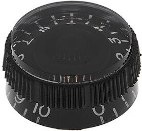 Non Slip Speed Knob Black Noir