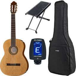 Classic 4/4 Guitar Left Bundle Naturel