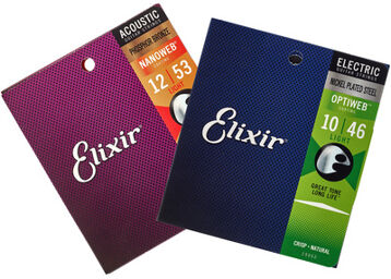 Elixir Acoustic/E-Guitar Bundle