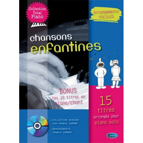 Lanone Franck - Chansons Enfantines Pour Piano + CD