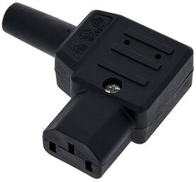 IEC connector fmale angled C13