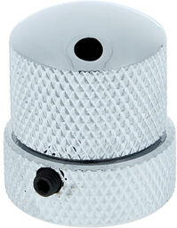 Potentiometer Dome Knob Chrome