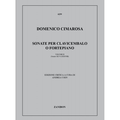 CIMAROSA D. - SONATE VOL. 2 (45/88) - CLAVECIN