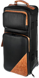 4-ECLK Elite Gigbag 2 Trumpets Noir avec accents marrons