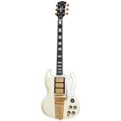 Les Paul SG Custom 1963 3-pickup W/ Maestro Vos Classic White CS HRC