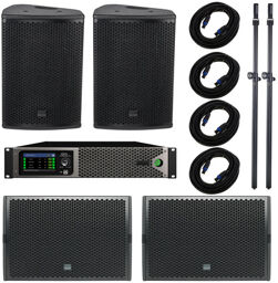 X4/G Sub 1501 Amp Bundle Noir