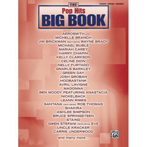 Big Book: Pop Hits - PVG