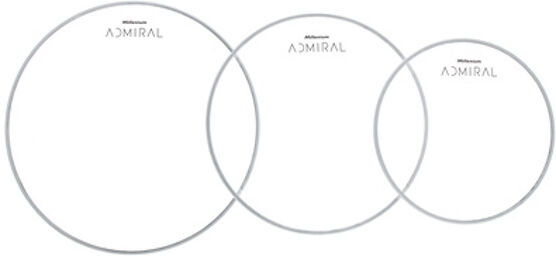 Admiral Clear Drumhead Pack 2