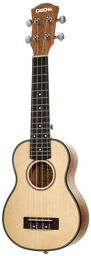 Premium Soprano Uku Solid Top Naturel