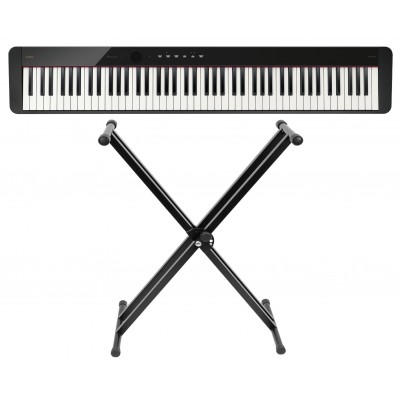 Privia PX-S1100 BK + Stand Double KST-30 BK