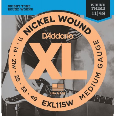EXL115w Nickel Wound Medium 11-49