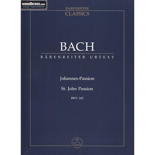 Bach J.S. - Passion Selon ST Jean BWV 245 - Conducteur Poche