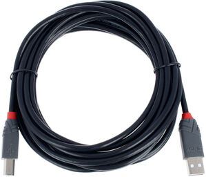 USB 2.0 Cable Typ A/B 5m noir