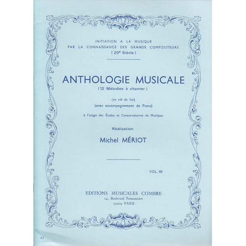 Meriot Michel - Anthologie Musicale Vol.3