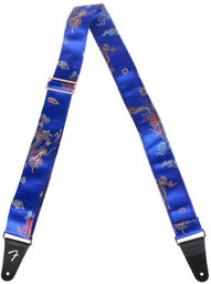 Satin Dragon Strap Royal BL Bleu roi avec motif dragon