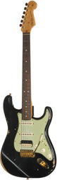 63 Strat RW Black Relic HSS Black