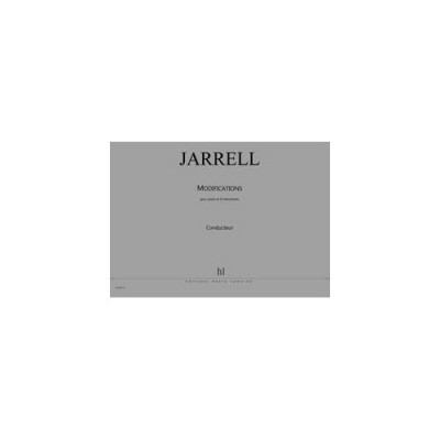 Jarrell - Modifications Po/ensemble Po - Piano et Ensemble