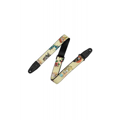 Tattoo Series - 5cm, Polyester, Embout Cuir- Dgn 005