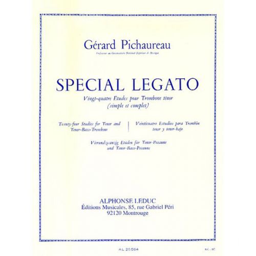 Pichaureau Gerard - Special Legato - 24 Etudes Pour Trombone Ténor
