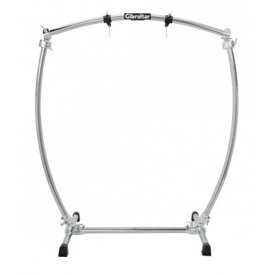 Supports Speciaux Chrome Series Curved Gong Stand GCSCG-L