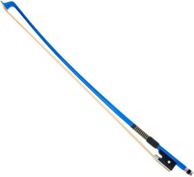 Violin Bow Fiberglass 1/8 BL Bleu