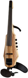 CR4-VN-ZW Electric Violin Zebra Wood