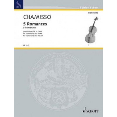 Mayran De Chamisso Olivier - 5 Romances - Violoncelle & Piano
