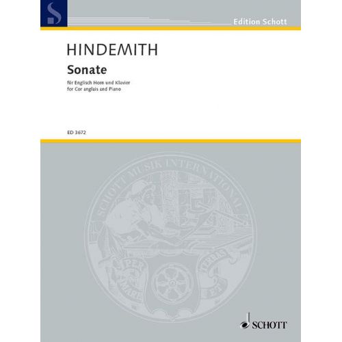 Hindemith Paul - Sonata - Cor Anglais And Piano