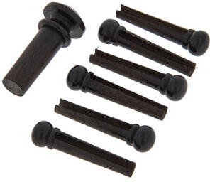 Parts Bridgepin Set Ebony Naturel