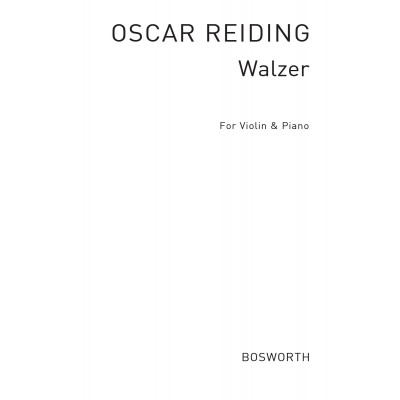 Rieding Oscar - Valse Op.22 N°2 - Violon & Piano