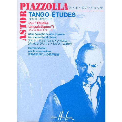 Piazzolla Astor - Tango - Etudes (6) - Saxophone, Piano