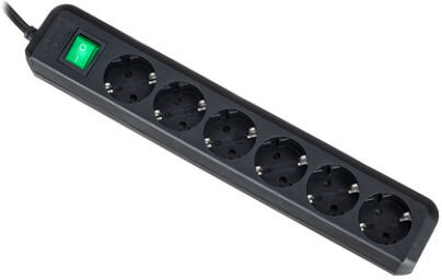 Eco-L 6 Way Split Sw 3m BK Noir