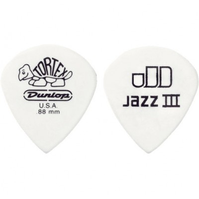 Tortex Jazz III XL 498P88 Pack 12 Médiators 0.88MM
