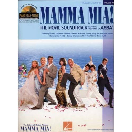 Piano Play Along Vol.73 Mamma Mia + Audio Telechargeable
