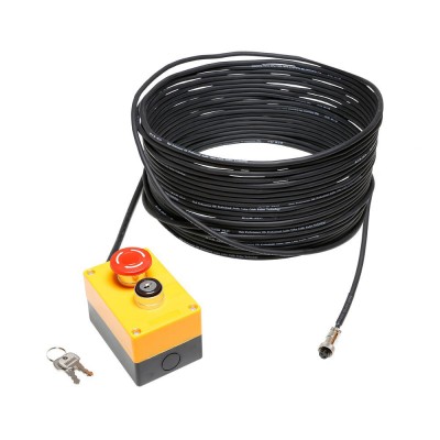 Eks 20 M - Interrupteur D'urgence Avec Verrouillage CL Câble 20 M