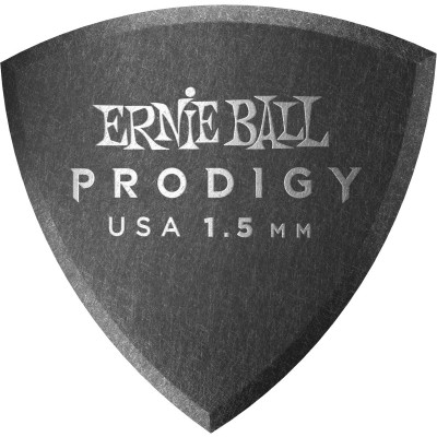 Médiators Prodigy Sachet de 6 Noir Bouclier 1,5Mm