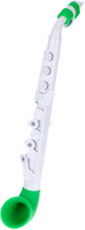 jSAX Saxophone white-green 2.0 Blanc