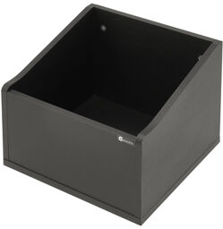 Vinyl Shelf One Top Black