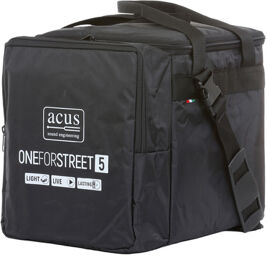 Oneforstreet 5 Bag Noir avec inscription ACUS