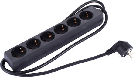 Power Split 6 Way Black Noir