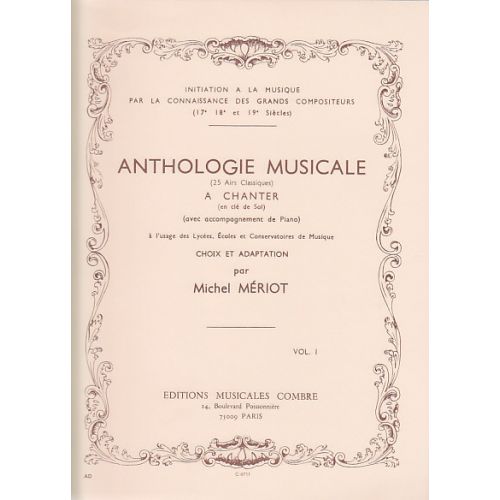 Meriot Michel - Anthologie Musicale Vol.1