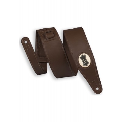 Cuir Vegan avec Logo Chanvre, 6,4 Cm - Dark Brown