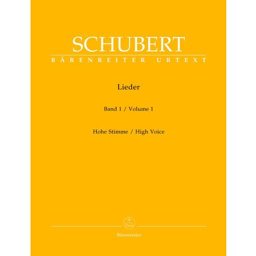 Schubert Franz - Lieder Vol.1 - Voix Haute, Piano