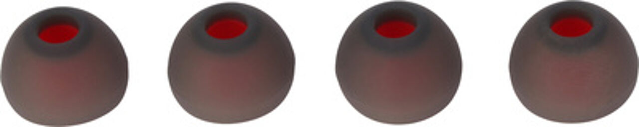 Soft Silicone Ear Tips S BLK 4 Semi