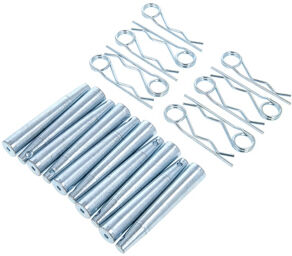 10x 5004PL Pin with Clip F34PL