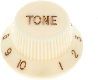 Parts Tone Poti Knob AWH Blanc usagé
