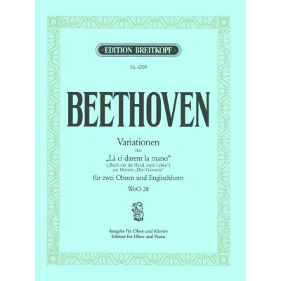 Beethoven Ludwig Van - Variationen Uber ?La Ci Darem? - Oboe, Piano